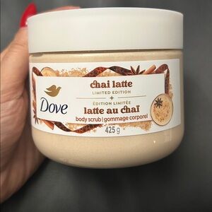 NEW 🆕 Dove Chai Latte Body Scrub Special Limited Edition